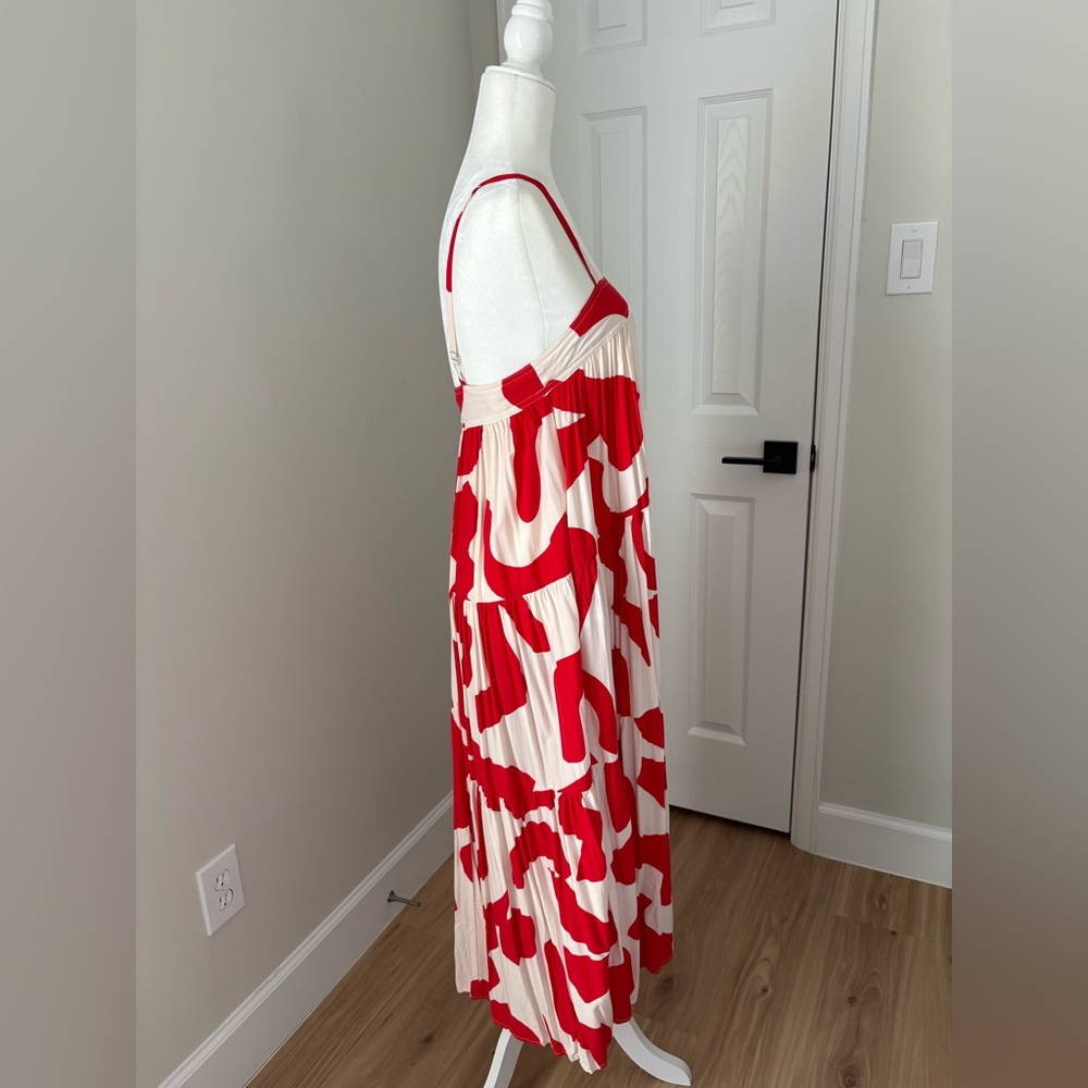 Abel the Label x Anthropologie abstract print maxi dress. - Picture 3 of 7